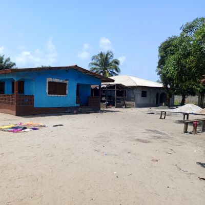 This is a view of Duazon Beach Side village 